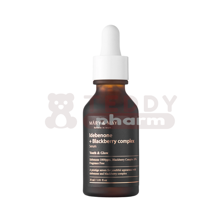 8809670682712 Mary & May Idebenone+Blackberry Complex Serum 80 ml MARY & MAY Idebenone+Blackberry Complex Serum 80 ml